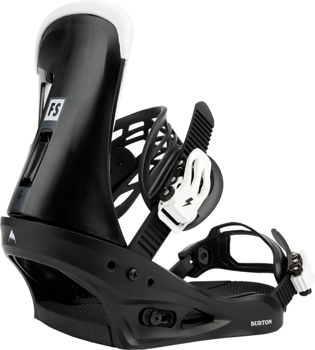 Burton Men's Freestyle Re:Flex Snowboard Bindings Black | Buy Burton Men's Freestyle Re:Flex Snowboard Bindings Black 