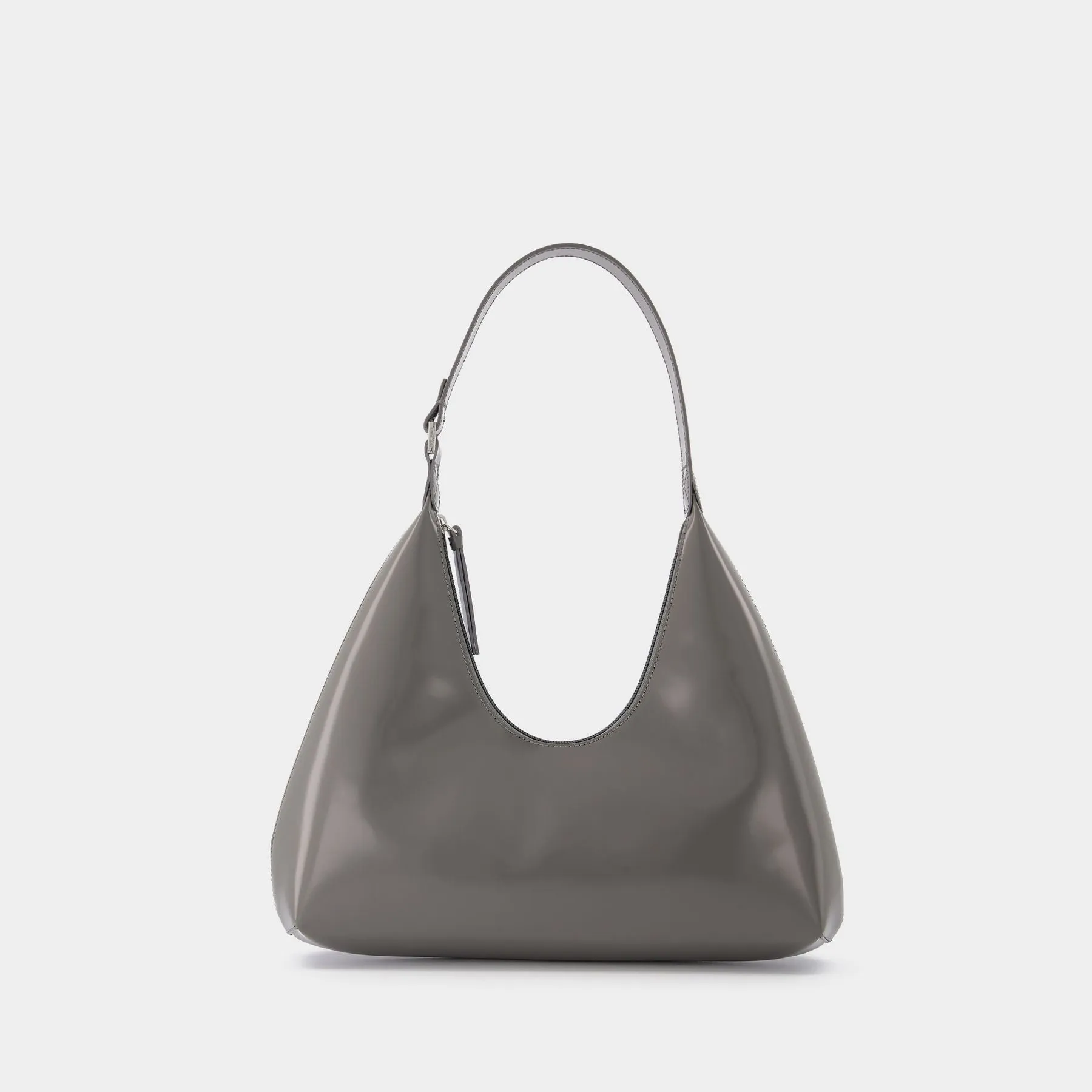 By Far  Amber Bag in Grey Leather