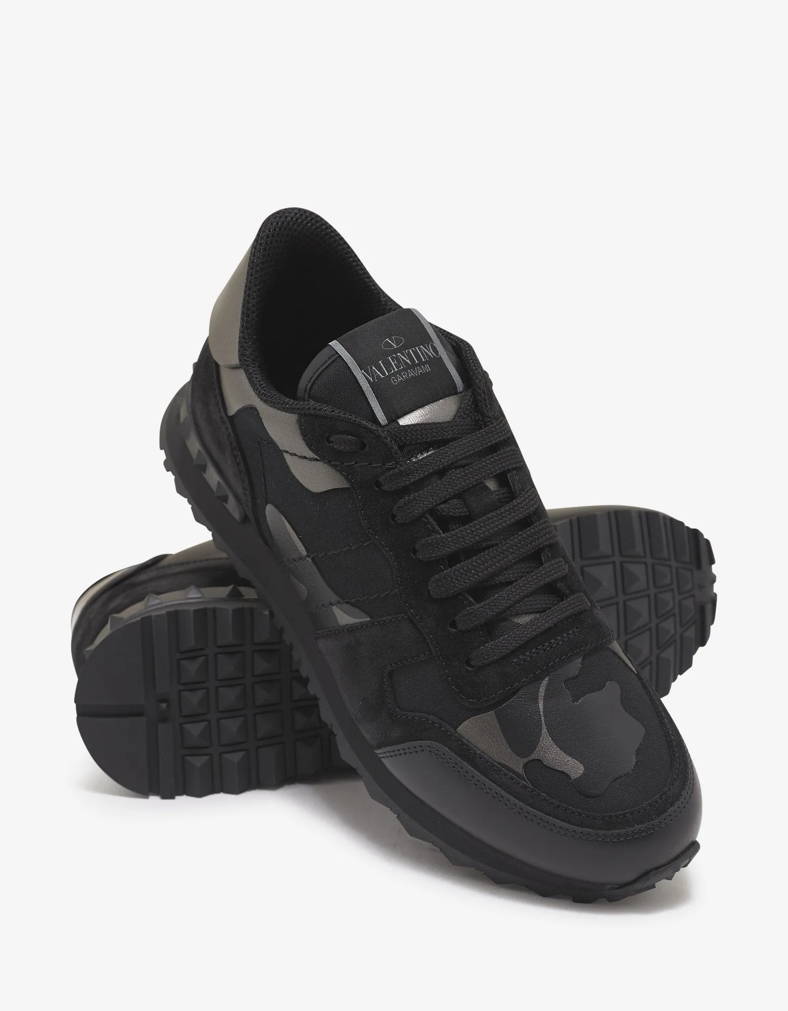 Camouflage Noir Gunmetal Rockrunner Trainers