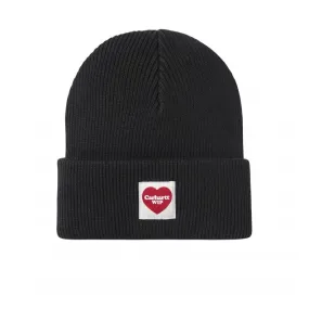 Carhartt WIP Heart Beanie (Black)