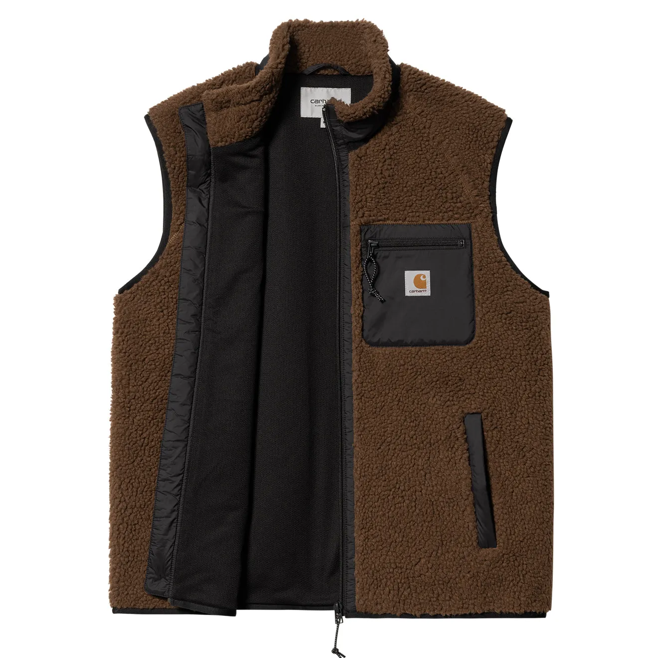 Carhartt WIP Prentis Vest Liner Deep H Brown / Black