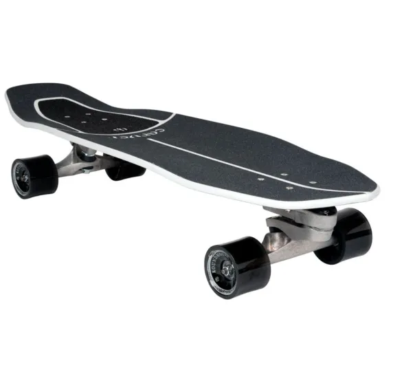 Carver 32.5 Inch Black Tip Complete Skateboard with C7 Trucks