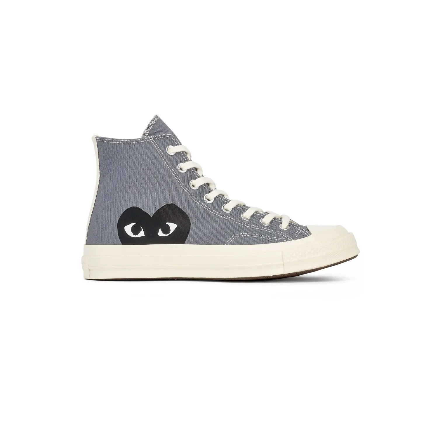 CDG Play Converse CHUCK 70 HI, Grey 