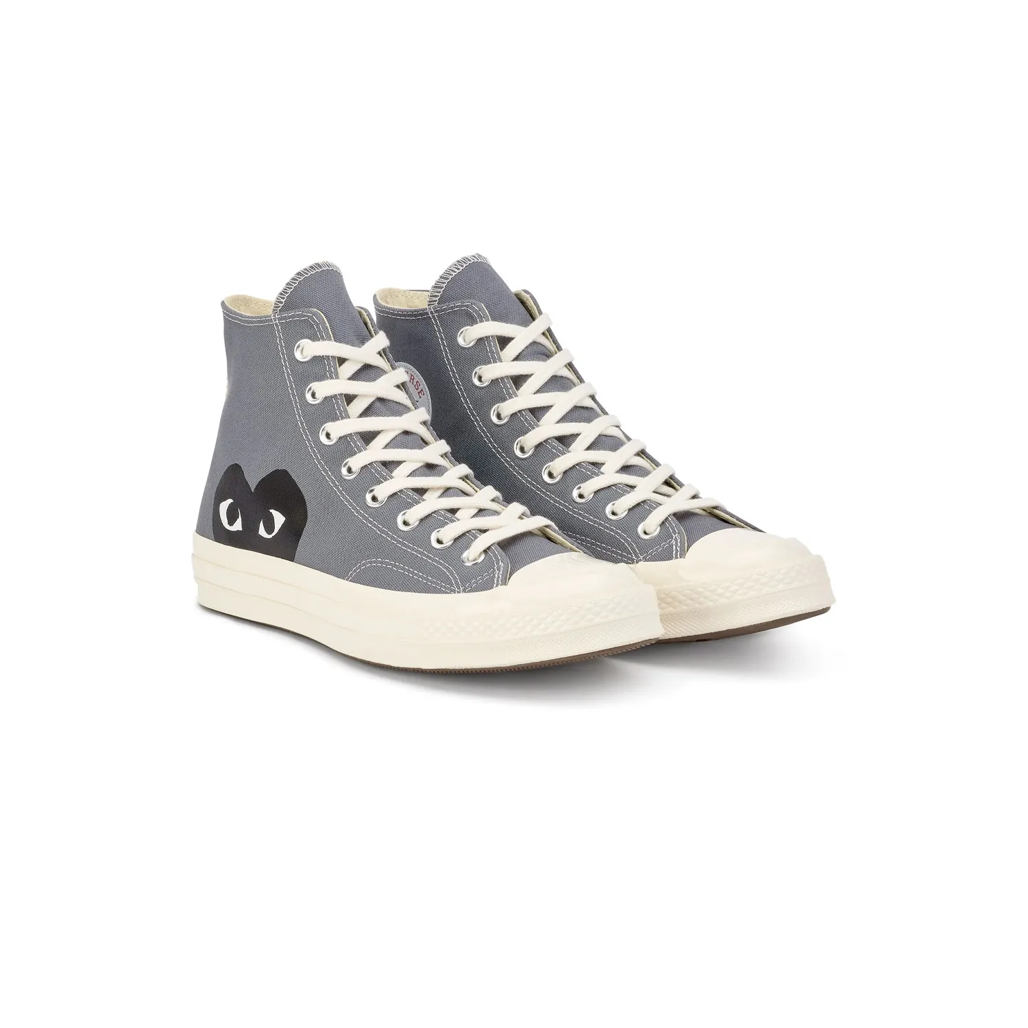 CDG Play Converse CHUCK 70 HI, Grey 