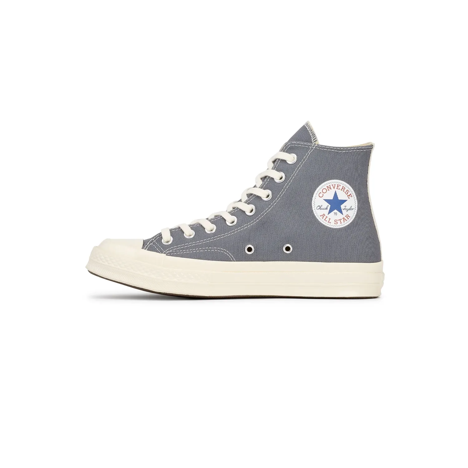 CDG Play Converse CHUCK 70 HI, Grey 