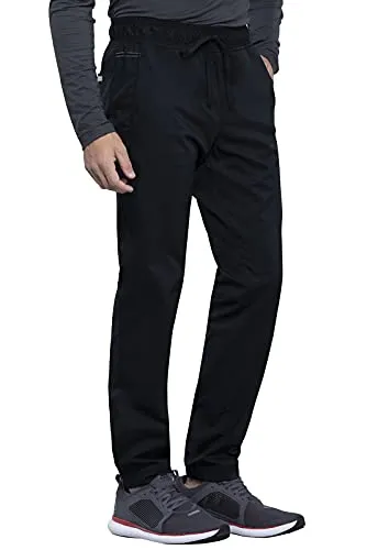 Cherokee WW012 Workwear Revolution Men's Natural Rise Straight Leg Jogger Scrub Pant