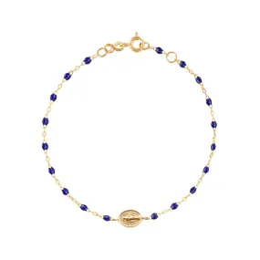 Child Madone Charm Classic Gigi Lapis bracelet, Yellow Gold, 5.9