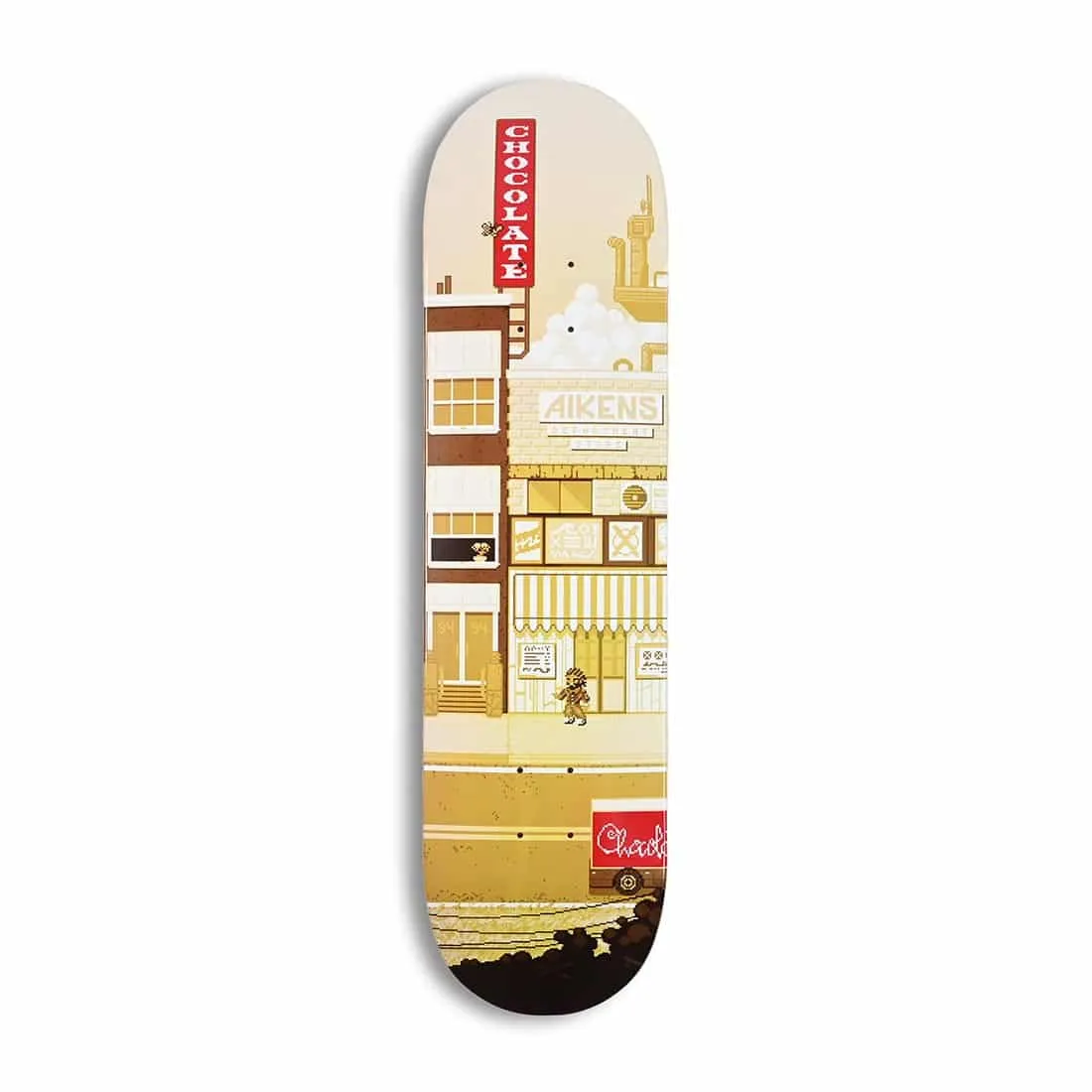 Chocolate Aikens Pixel City 8″ Skateboard Deck