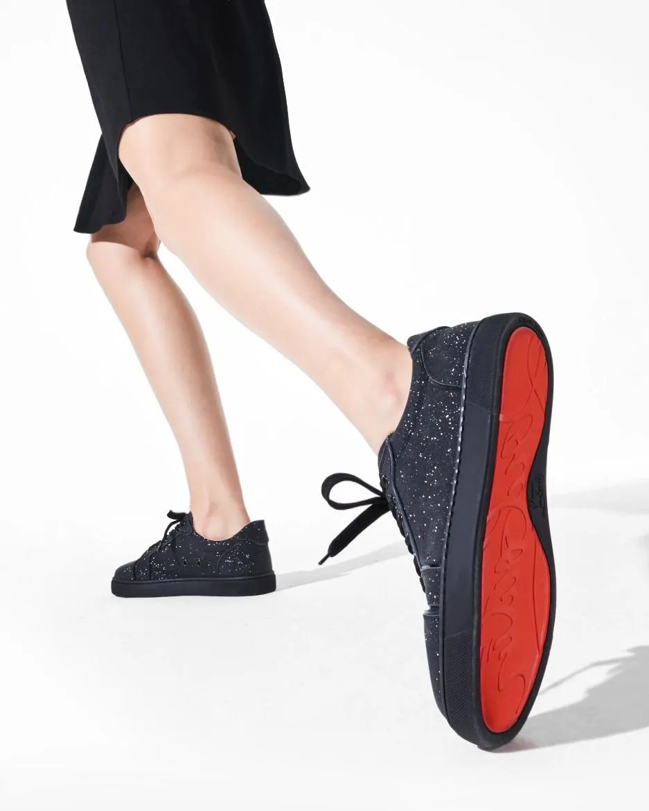 Christian Louboutin Vieira black glitter sneakers