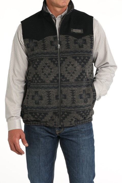 Cinch Men's Concealed Carry Western Vest in Navy