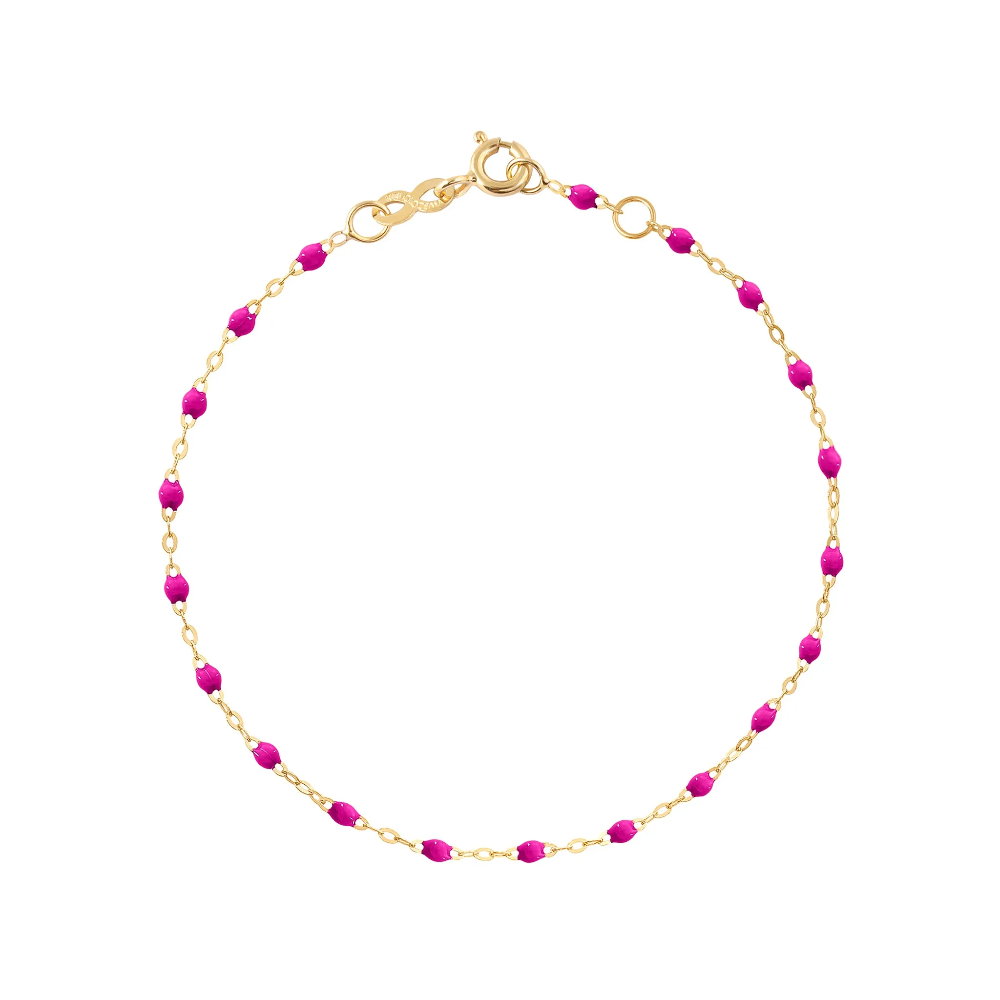 Classic Gigi Candy bracelet, Yellow Gold, 6.7