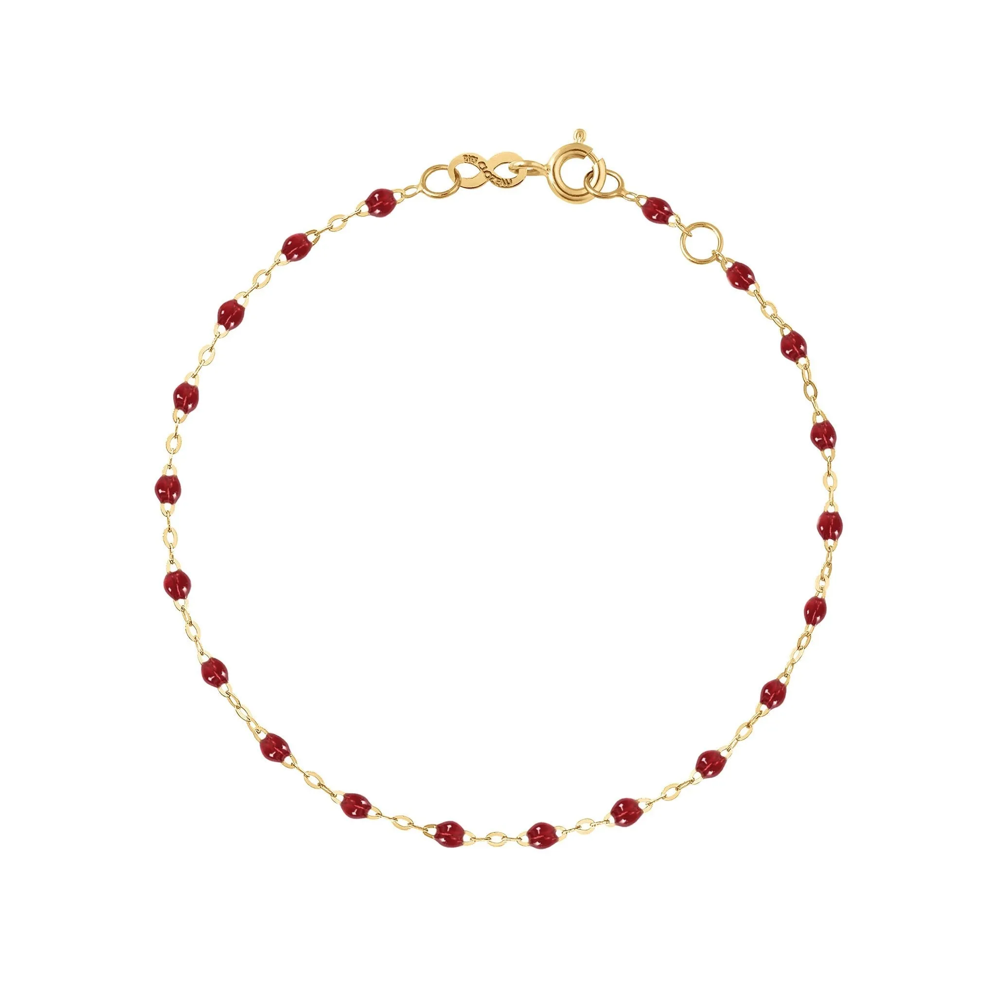 Classic Gigi Cherry bracelet, Yellow Gold, 7.5