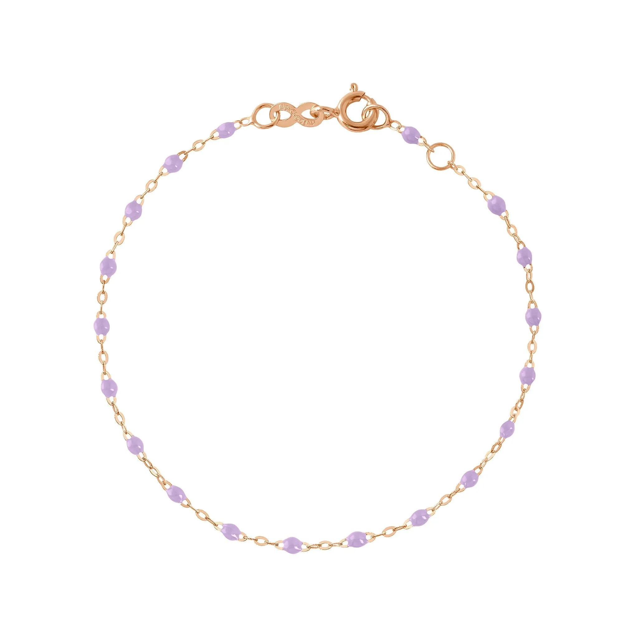 Classic Gigi Lilac bracelet, Rose Gold, 7.5