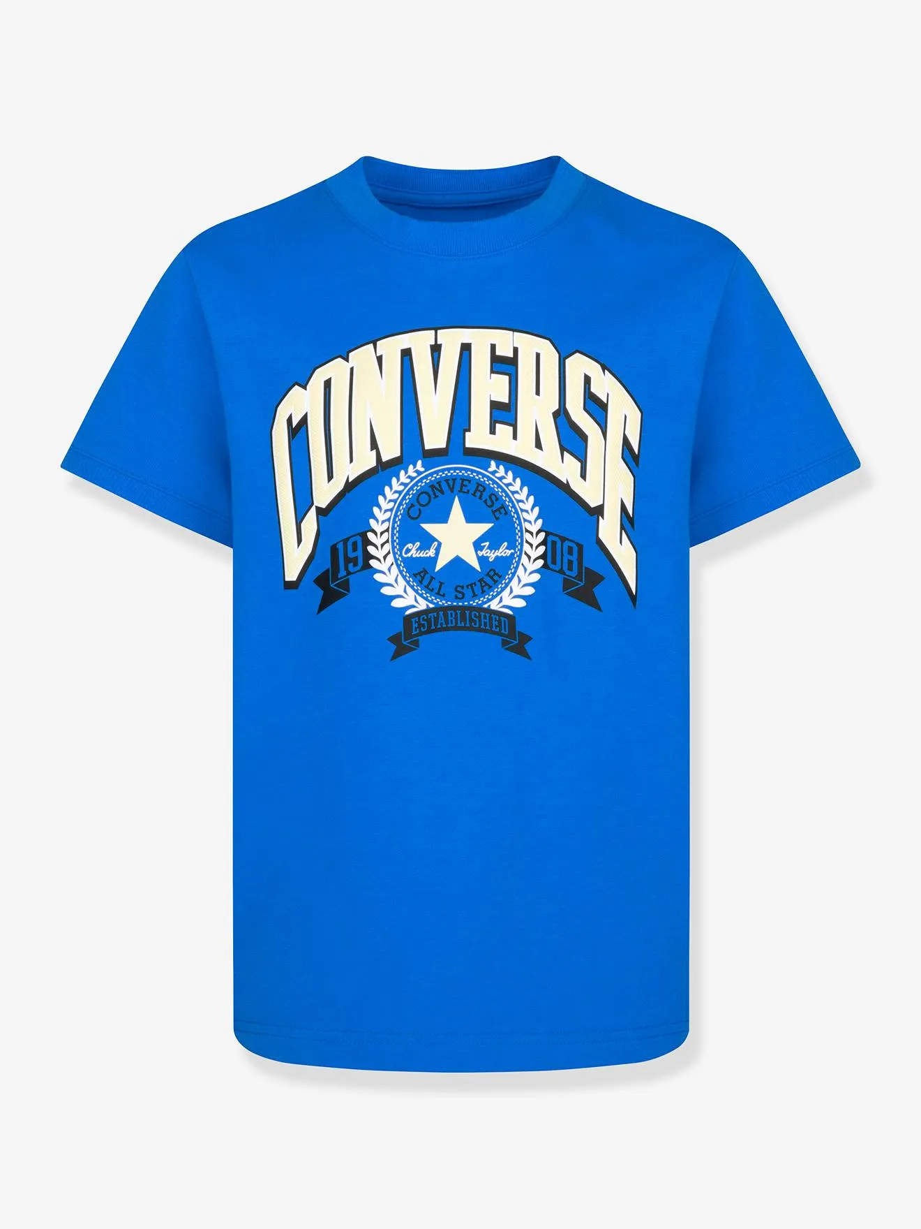 Colourful T-Shirt by CONVERSE - electric blue