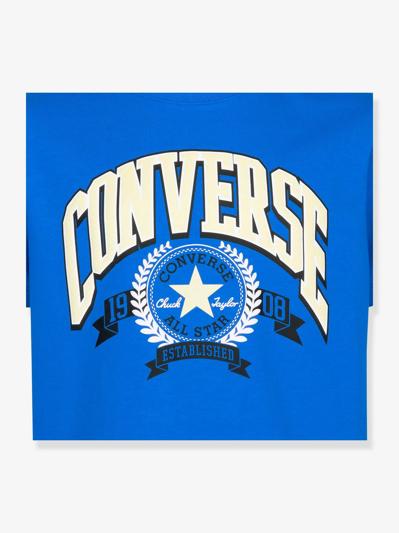 Colourful T-Shirt by CONVERSE - electric blue