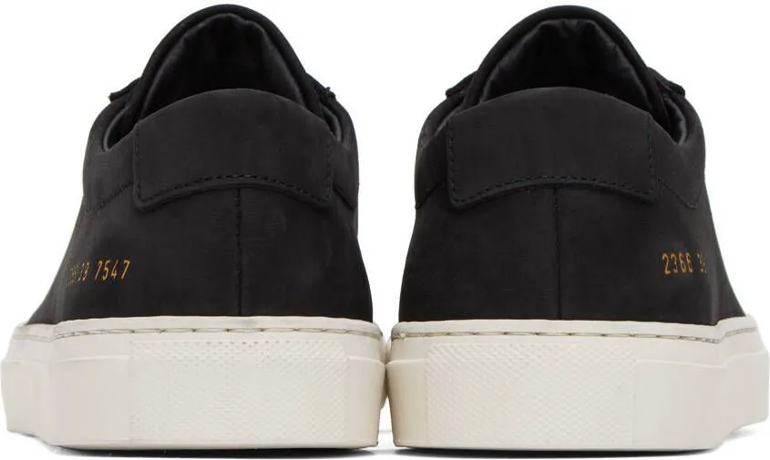 Common Projects Black Achilles Sneakers