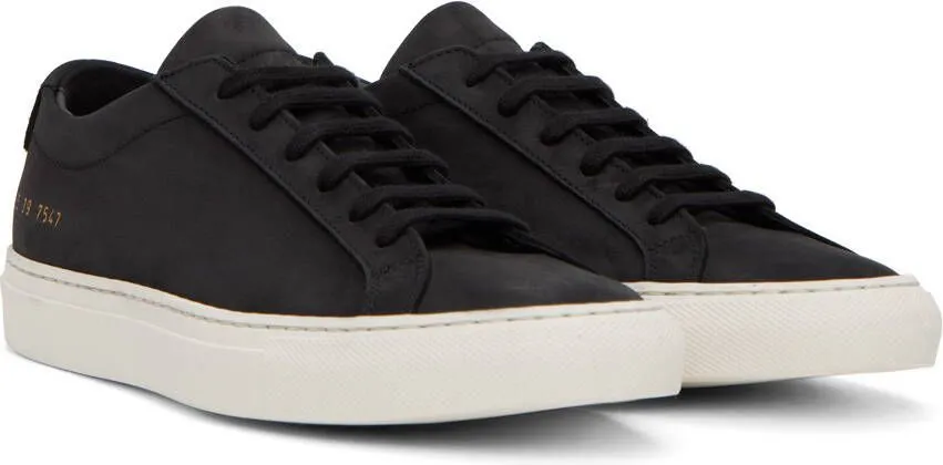 Common Projects Black Achilles Sneakers