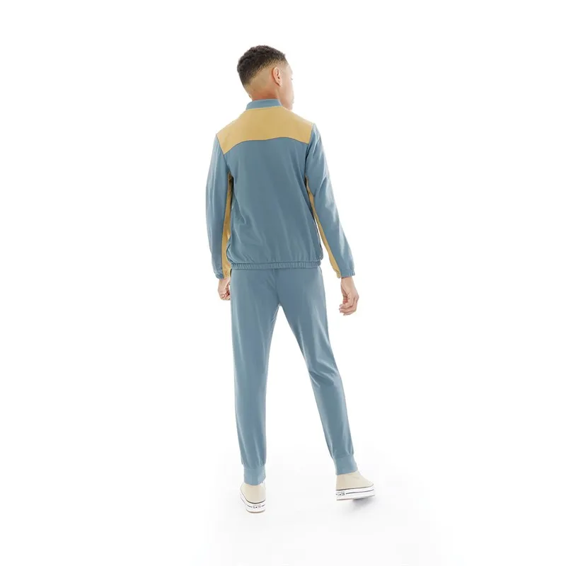 Converse Junior Boys Geared Up Tricot Tracksuit Noble Blue