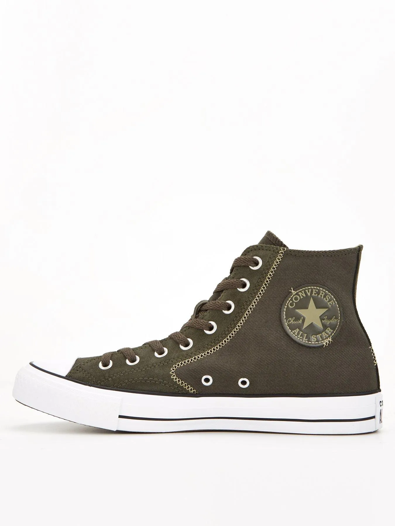 Converse Mens Hi Top Trainers - Dark Green