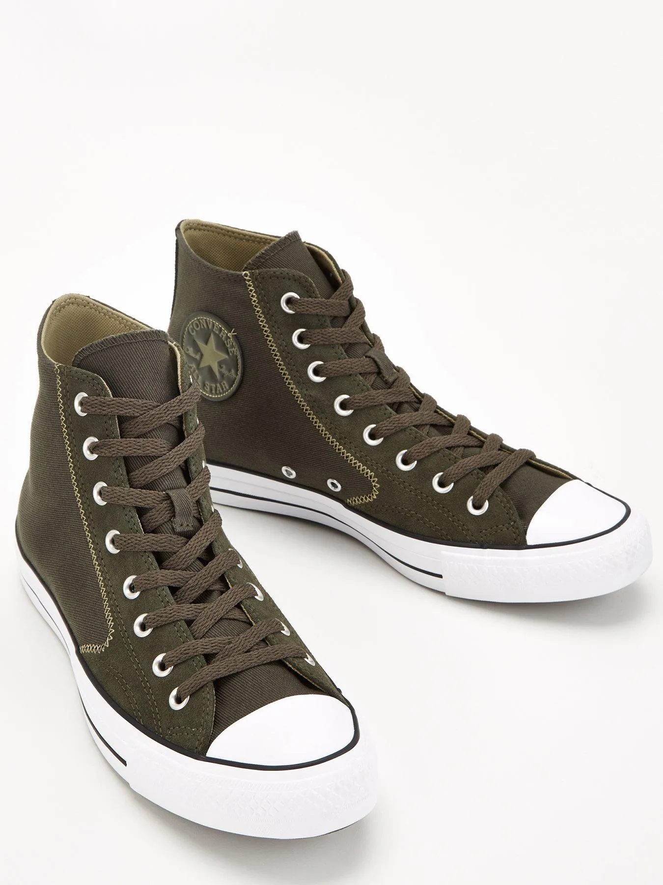 Converse Mens Hi Top Trainers - Dark Green