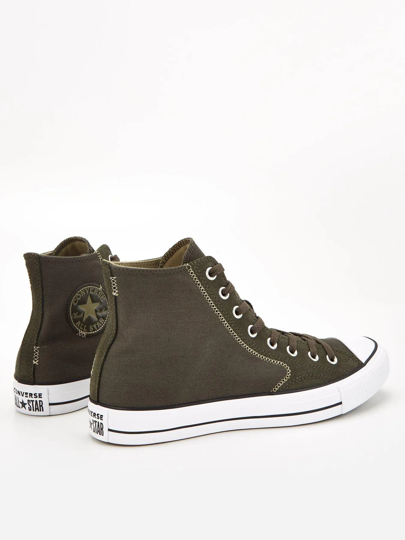 Converse Mens Hi Top Trainers - Dark Green