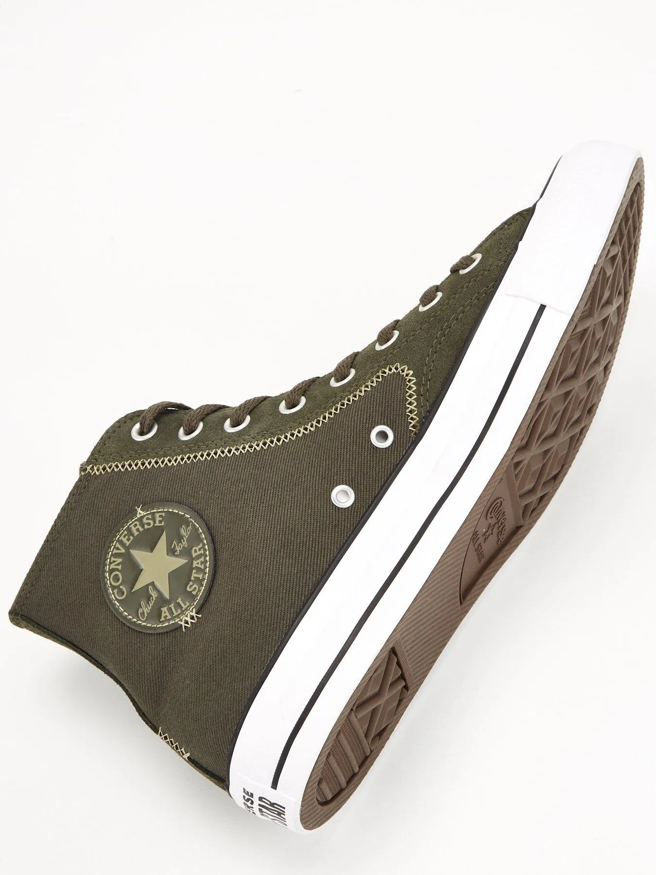 Converse Mens Hi Top Trainers - Dark Green