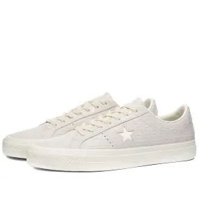 Converse One Star Pro Croc EmbossEgret