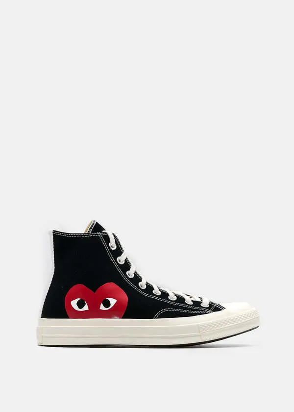 Converse Red Heart Chuck 70 Sneakers - Black