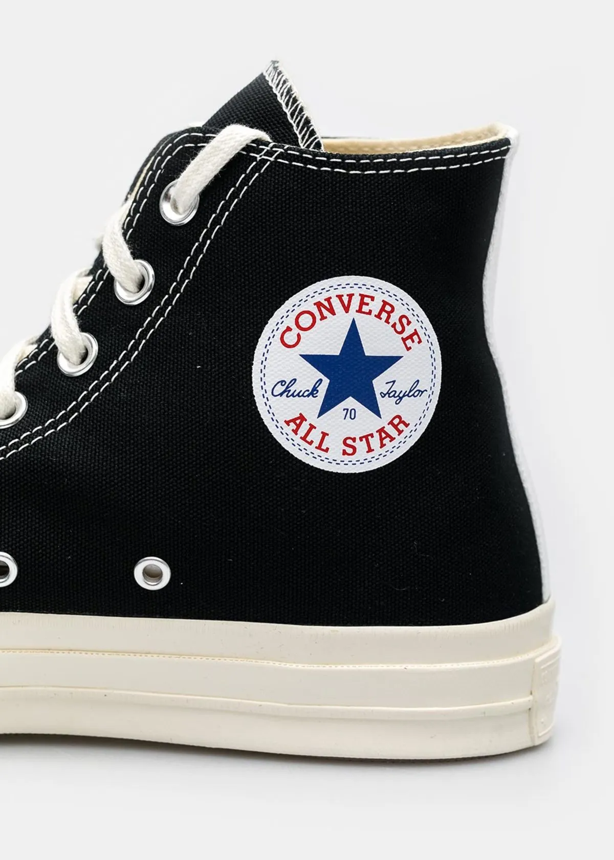 Converse Red Heart Chuck 70 Sneakers - Black