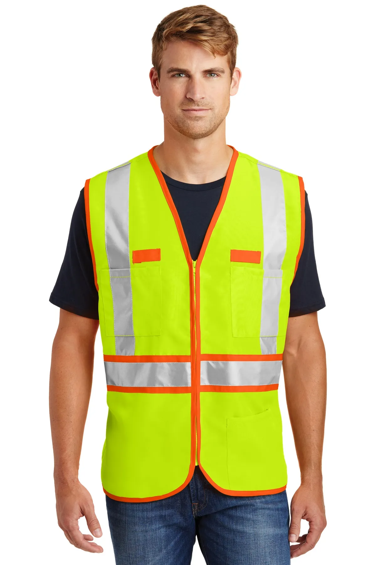 CornerStone - ANSI 107 Class 2 Dual-Color Safety Vest. CSV407