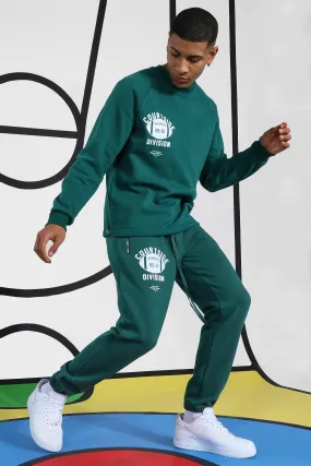 Courtside Tracksuit With Extended Neck