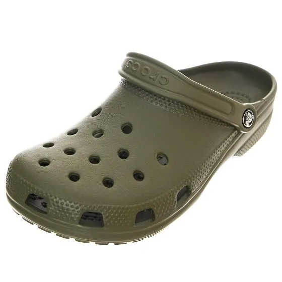 CROCS Mens Classic Sabot Army Green Sandals