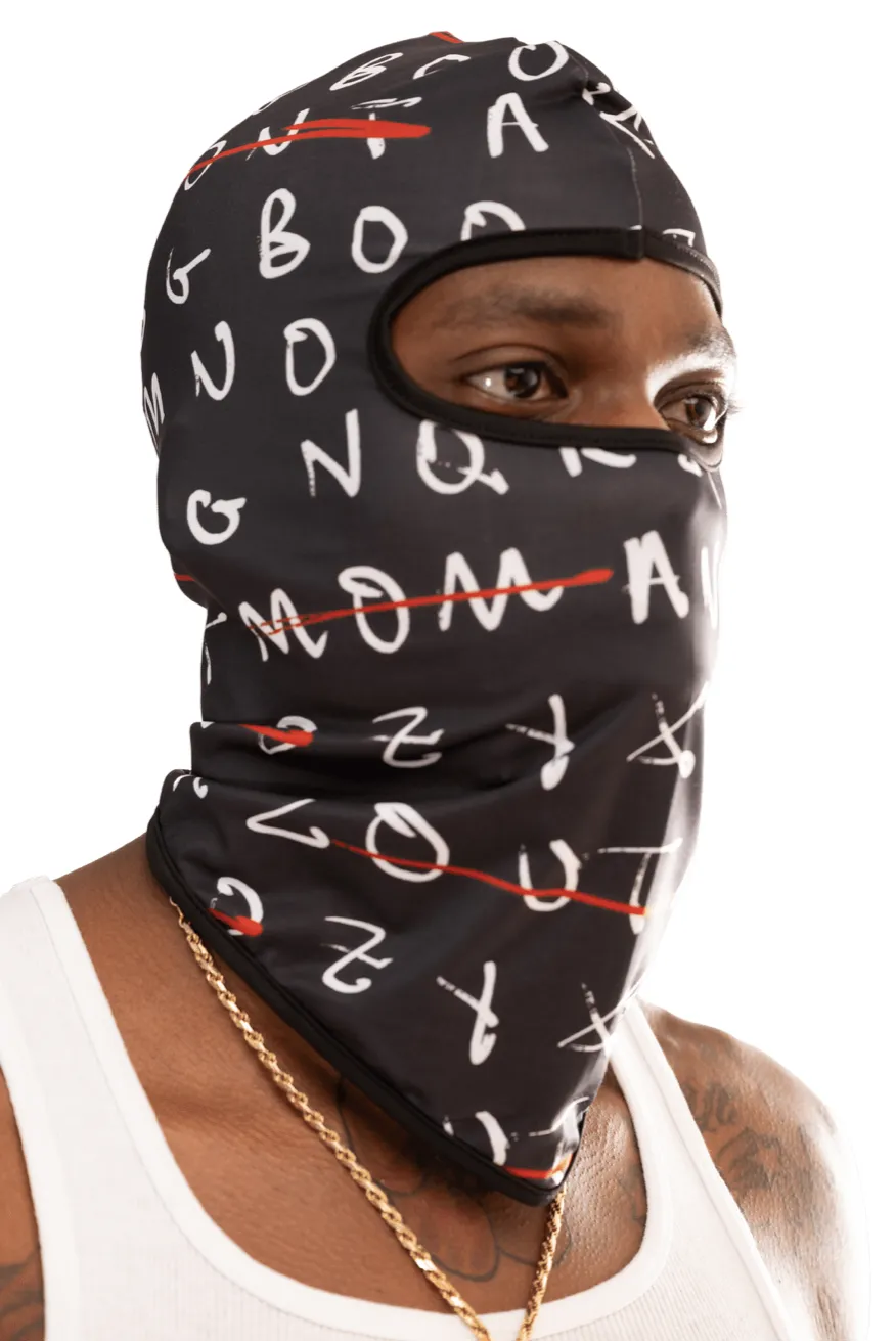 Crossword Ski-Mask(Black)