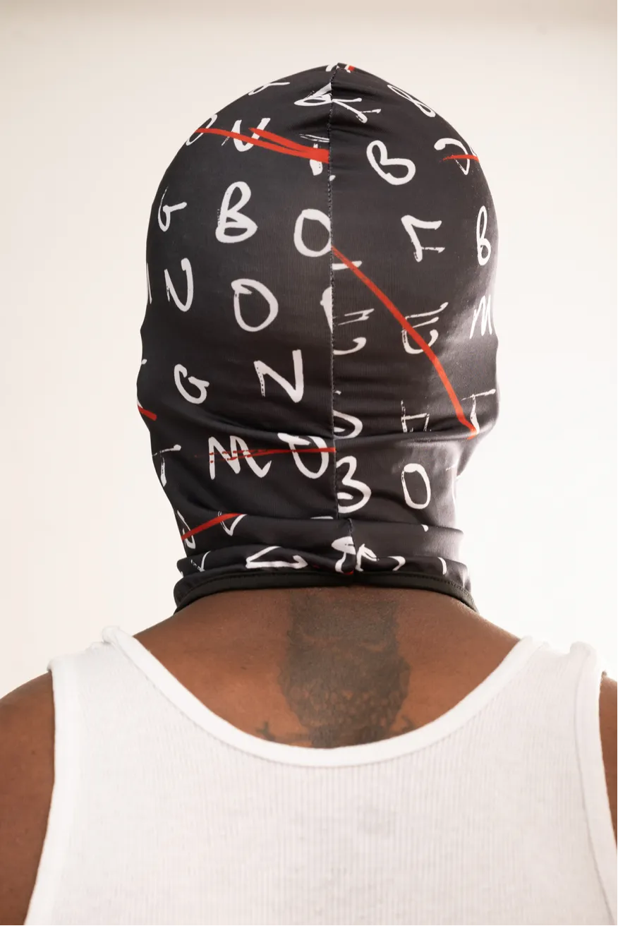 Crossword Ski-Mask(Black)