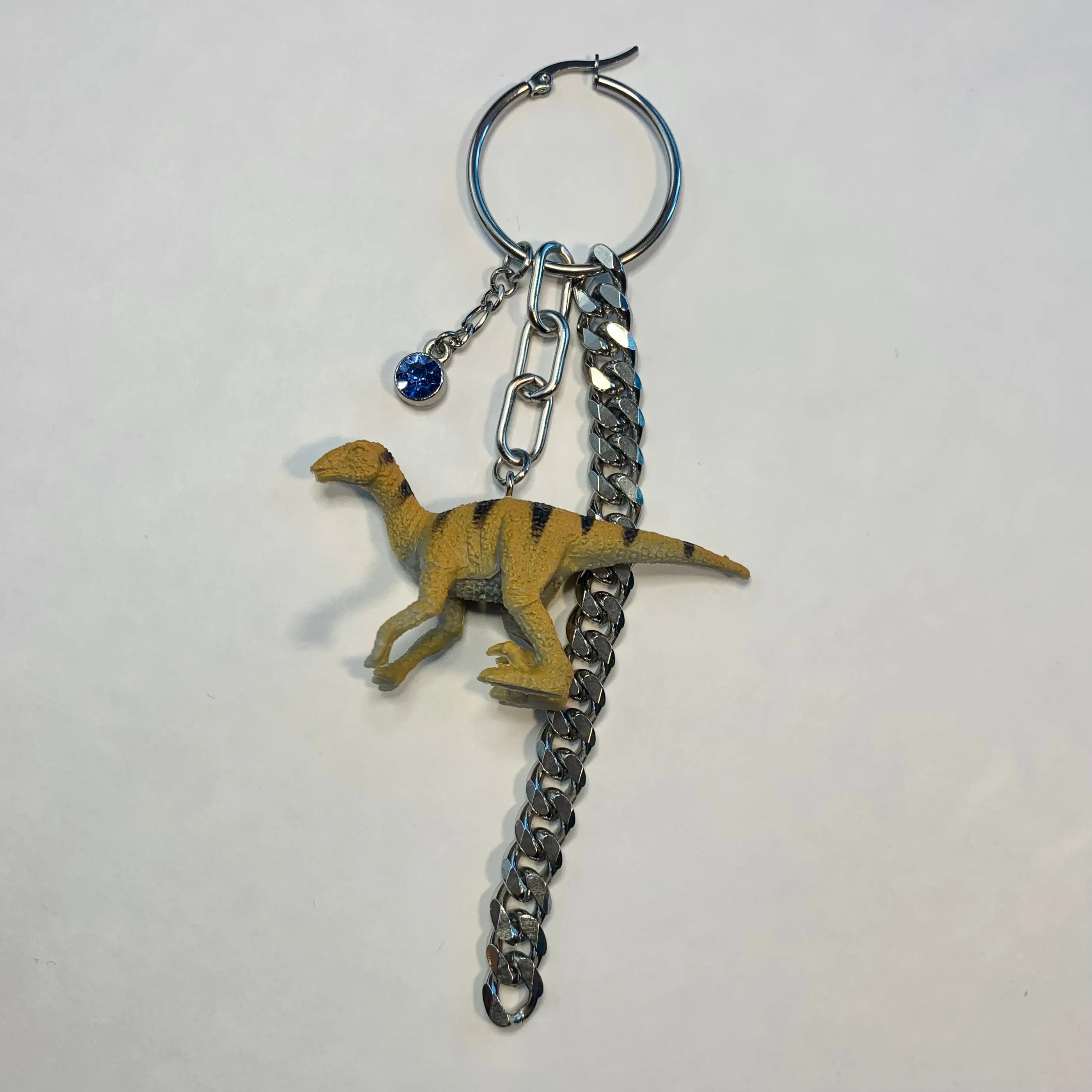 Dinosaur toy single earrings- assorted