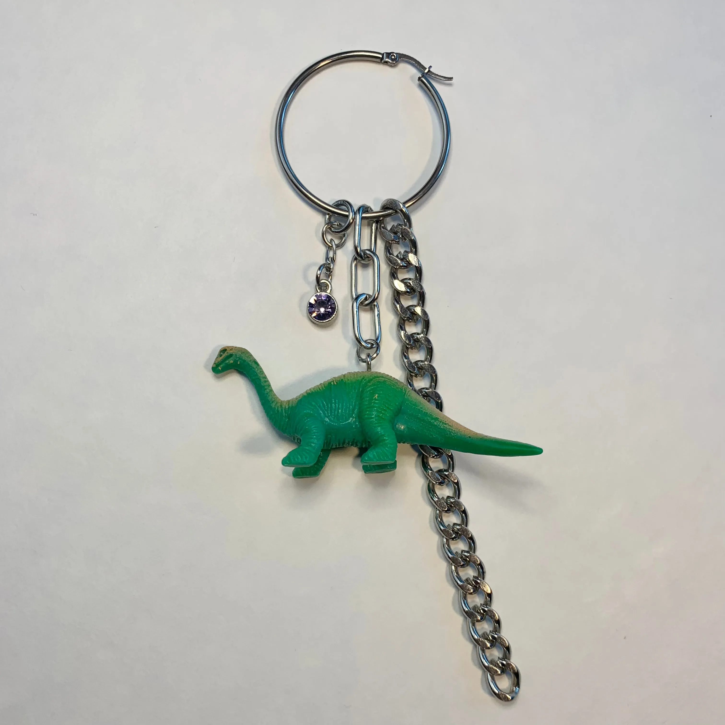 Dinosaur toy single earrings- assorted