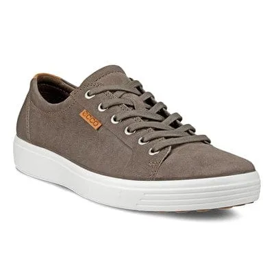 Ecco Mens Soft 7 Sneakers - Dark Clay / Lion