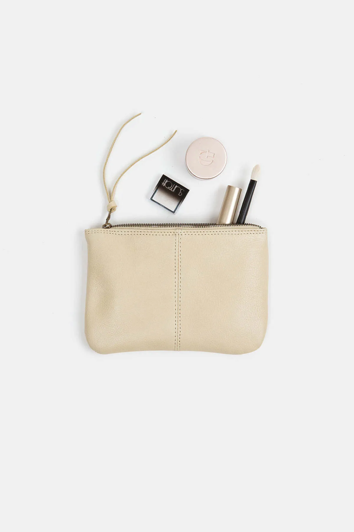 Elodie Leather Makeup Bag - Tufa