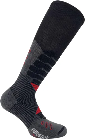 Eurosock Ski Compression Socks - Black-red - XL