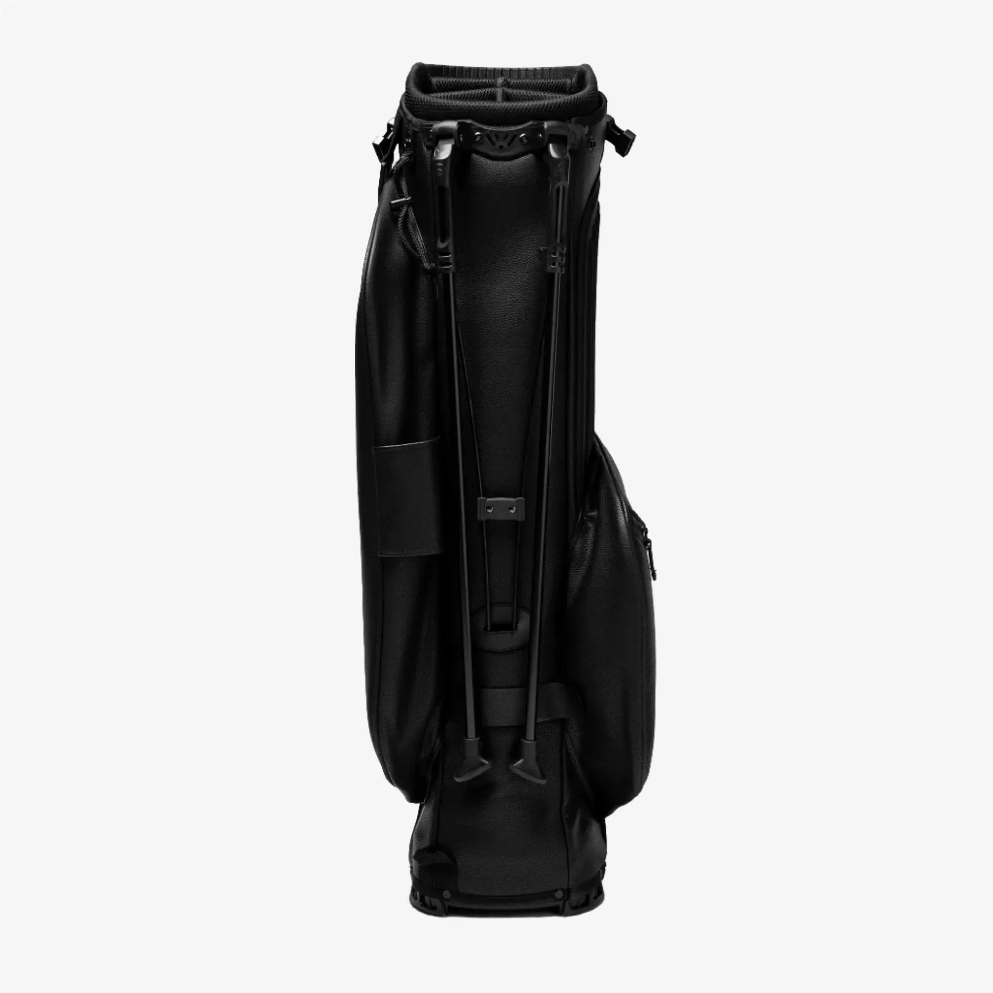 Fairway Leather Golf Stand Bag - Black