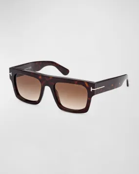 Fausto Square Acetate Sunglasses