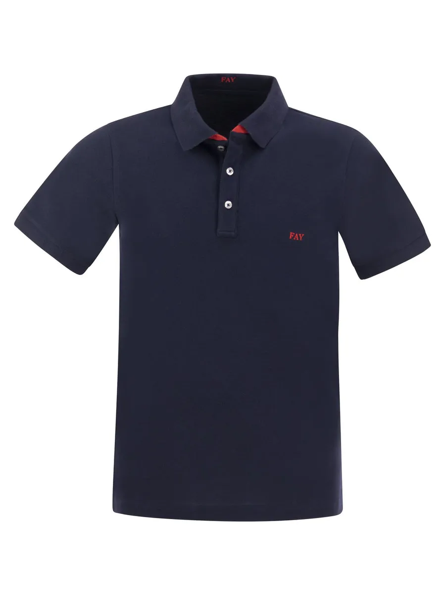 Fay    Fay Stretch Polo Shirt