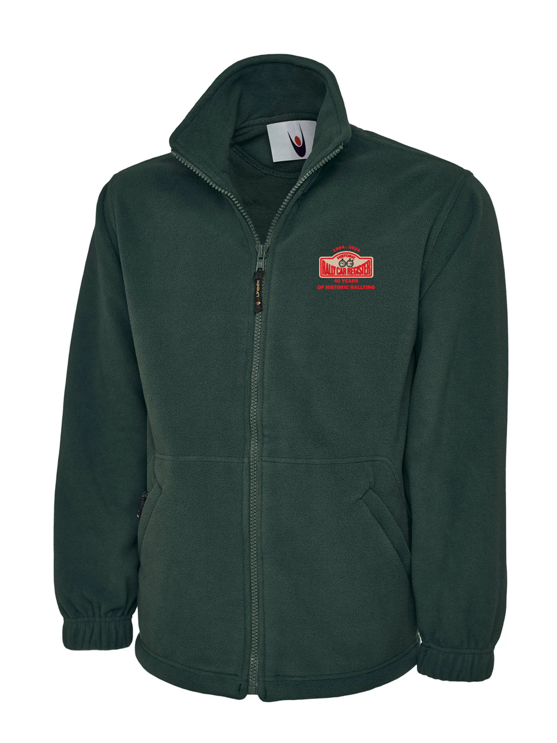 Fleece Unisex Zipped 40th Logo – HRCR