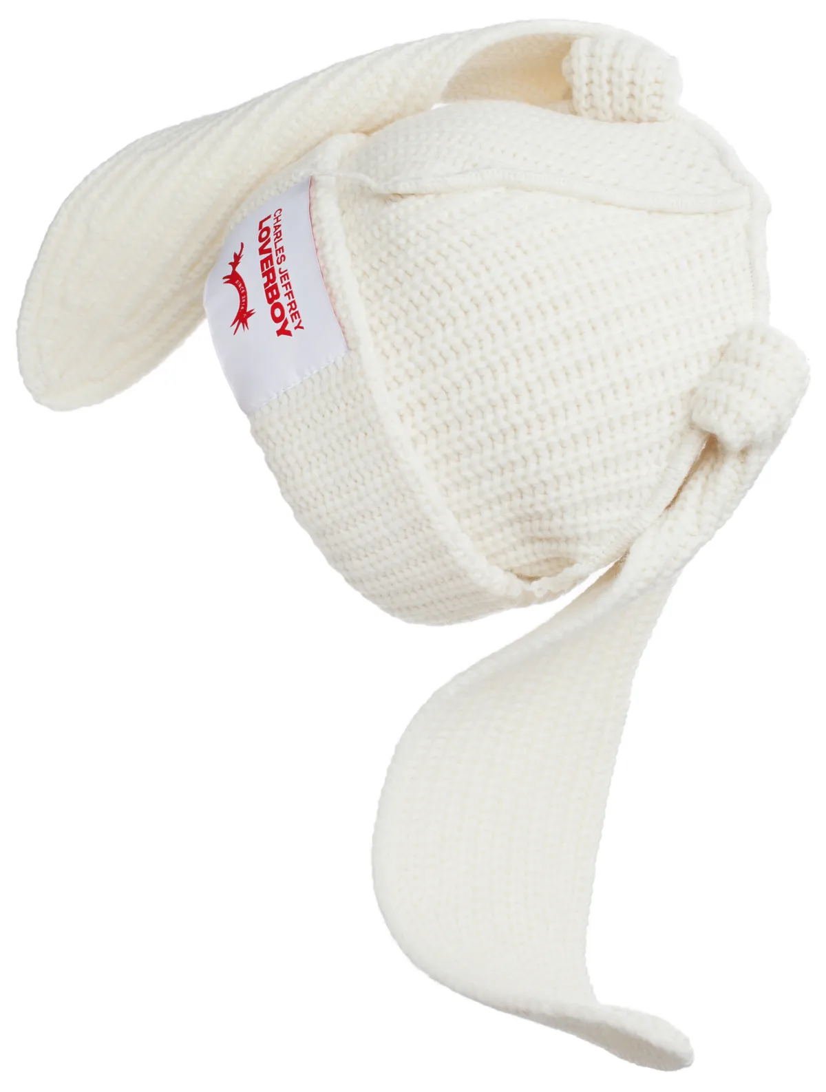 Floppy Rabbit Beanie - Ecru