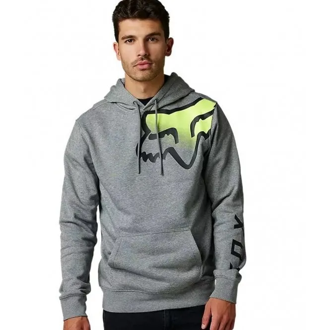 Fox Racing Toxsyk Pull Over Hoodie Heather Grey