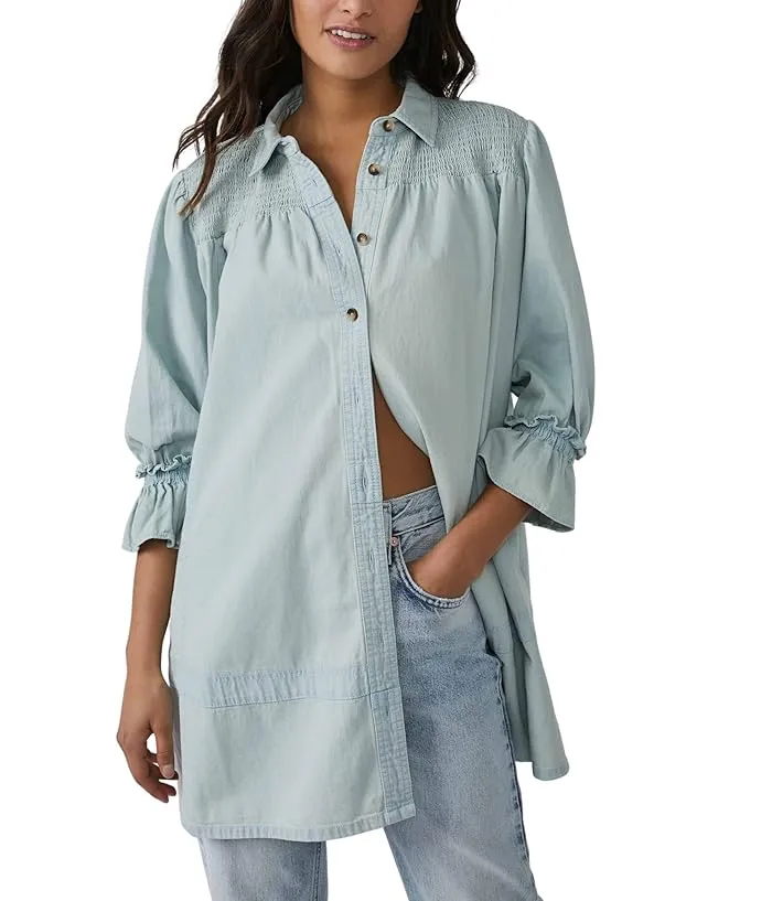 Free People Vanessa Denim Tunic Women's