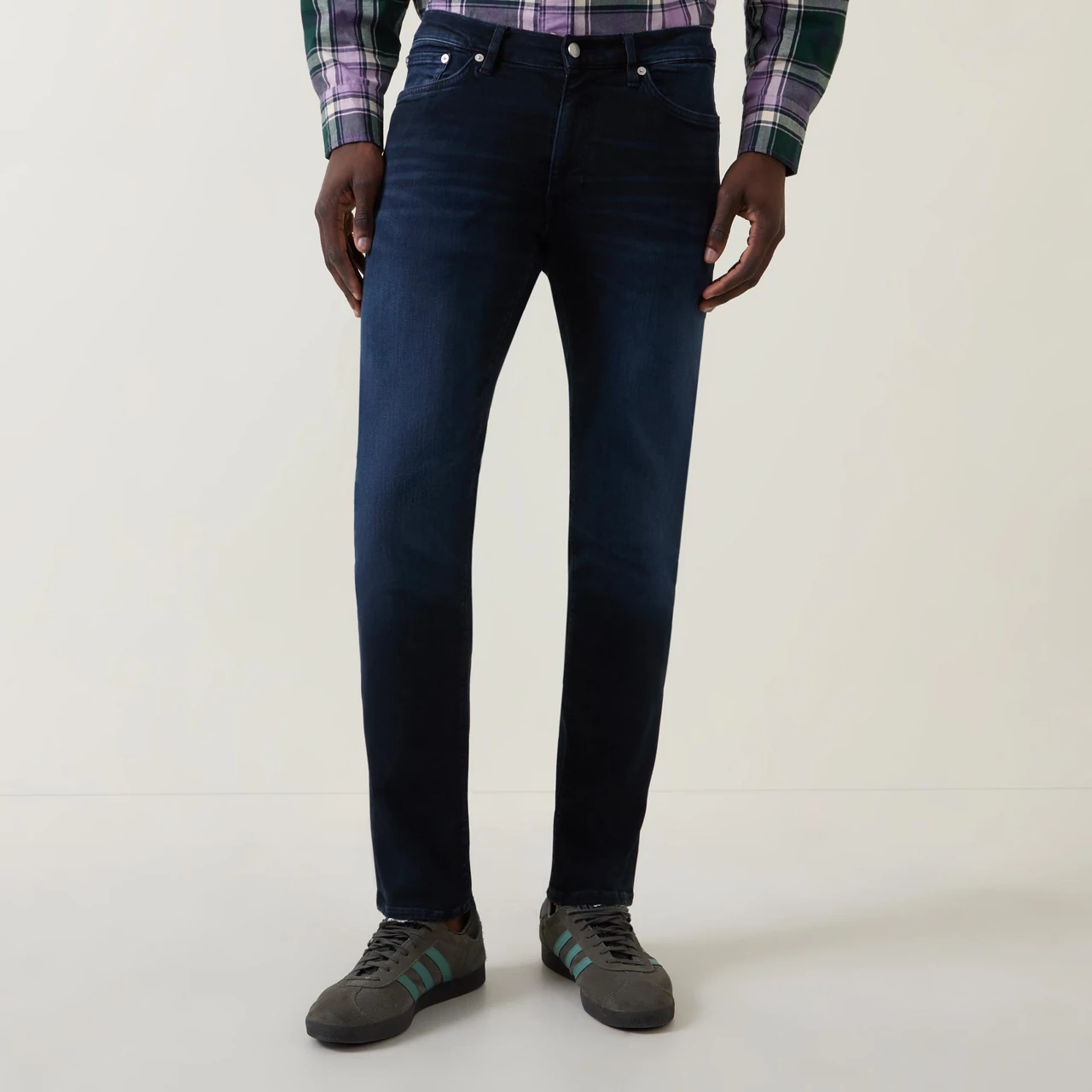 GANT The Sustainable Edit Active Recover Mid-Rise Extra Slim Fit Jeans - Dark Wash