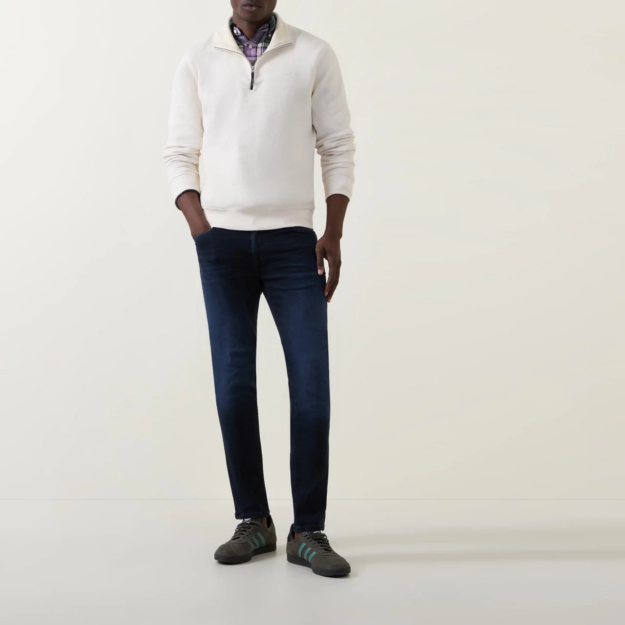 GANT The Sustainable Edit Active Recover Mid-Rise Extra Slim Fit Jeans - Dark Wash