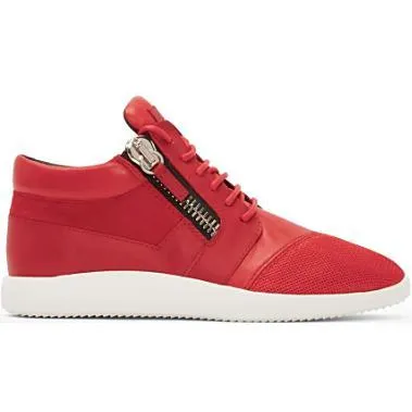 GIUSEPPE ZANOTTI Men's Megatron Sneakers, Red