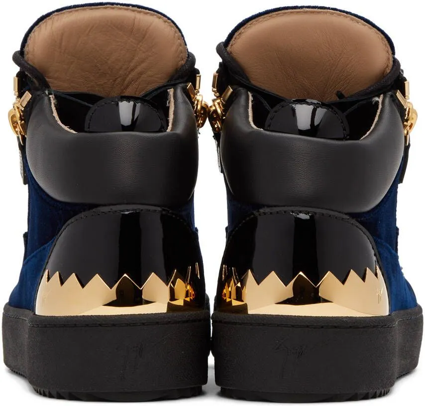 Giuseppe Zanotti Navy Veronica Sneakers